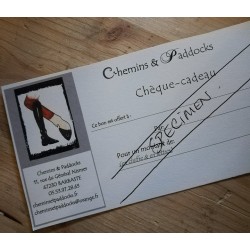 Chèque Cadeau 40€ utilisable en boutique